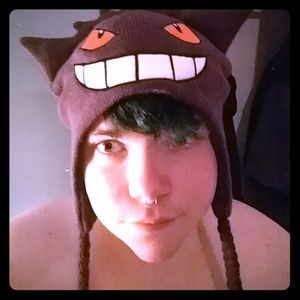 Gengar winter hat with tassels pokemon